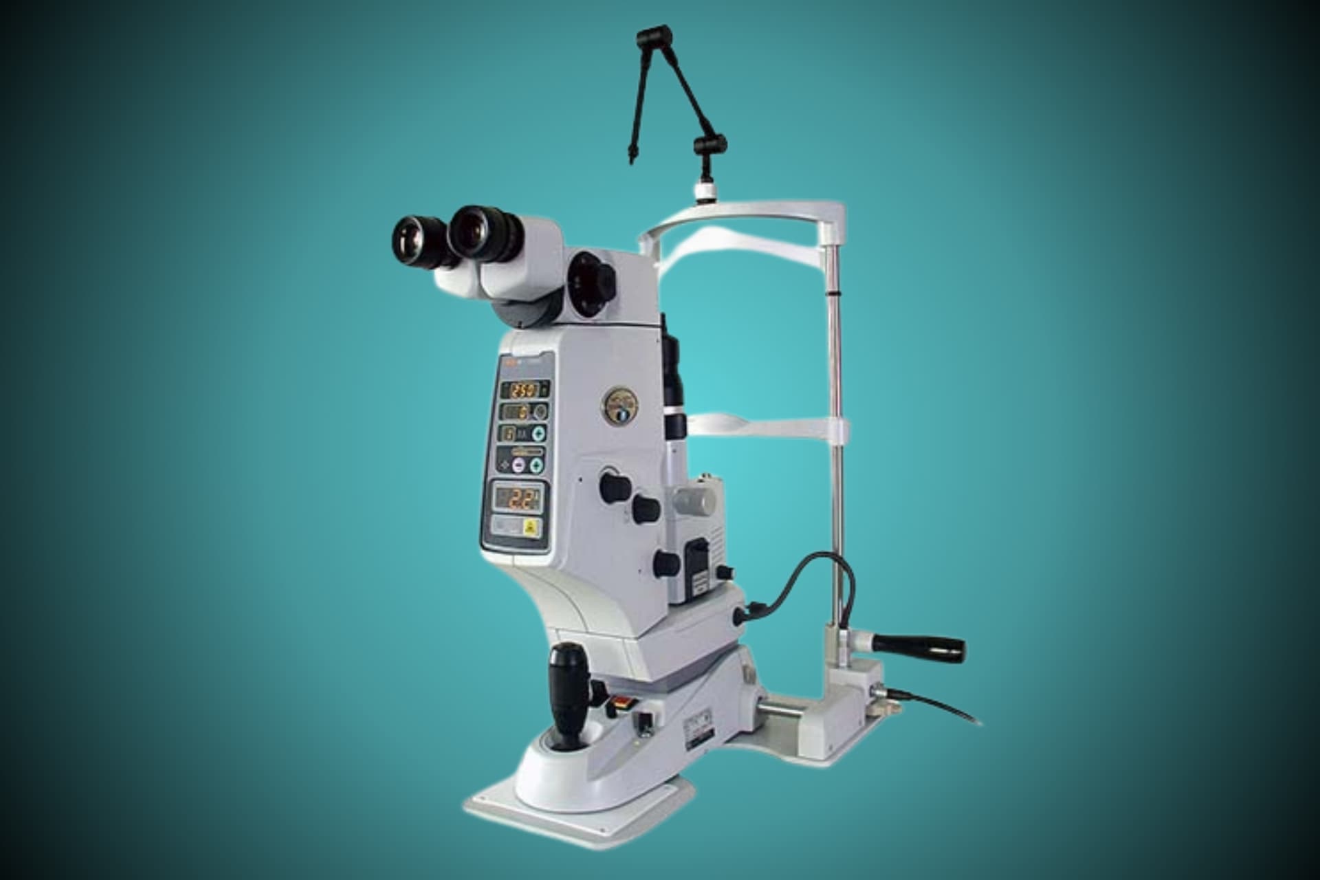 Nd:YAG Laser used at Dr. Murkute's O2 Bone & Eye Care Clinic, Kharadi, Pune