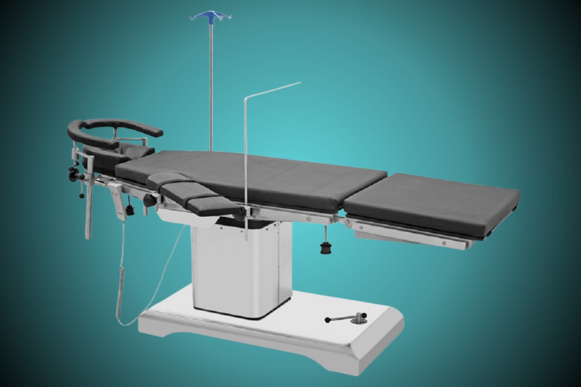 Optech Motorized OT Table used at Dr. Murkute's O2 Bone & Eye Care Clinic, Kharadi, Pune