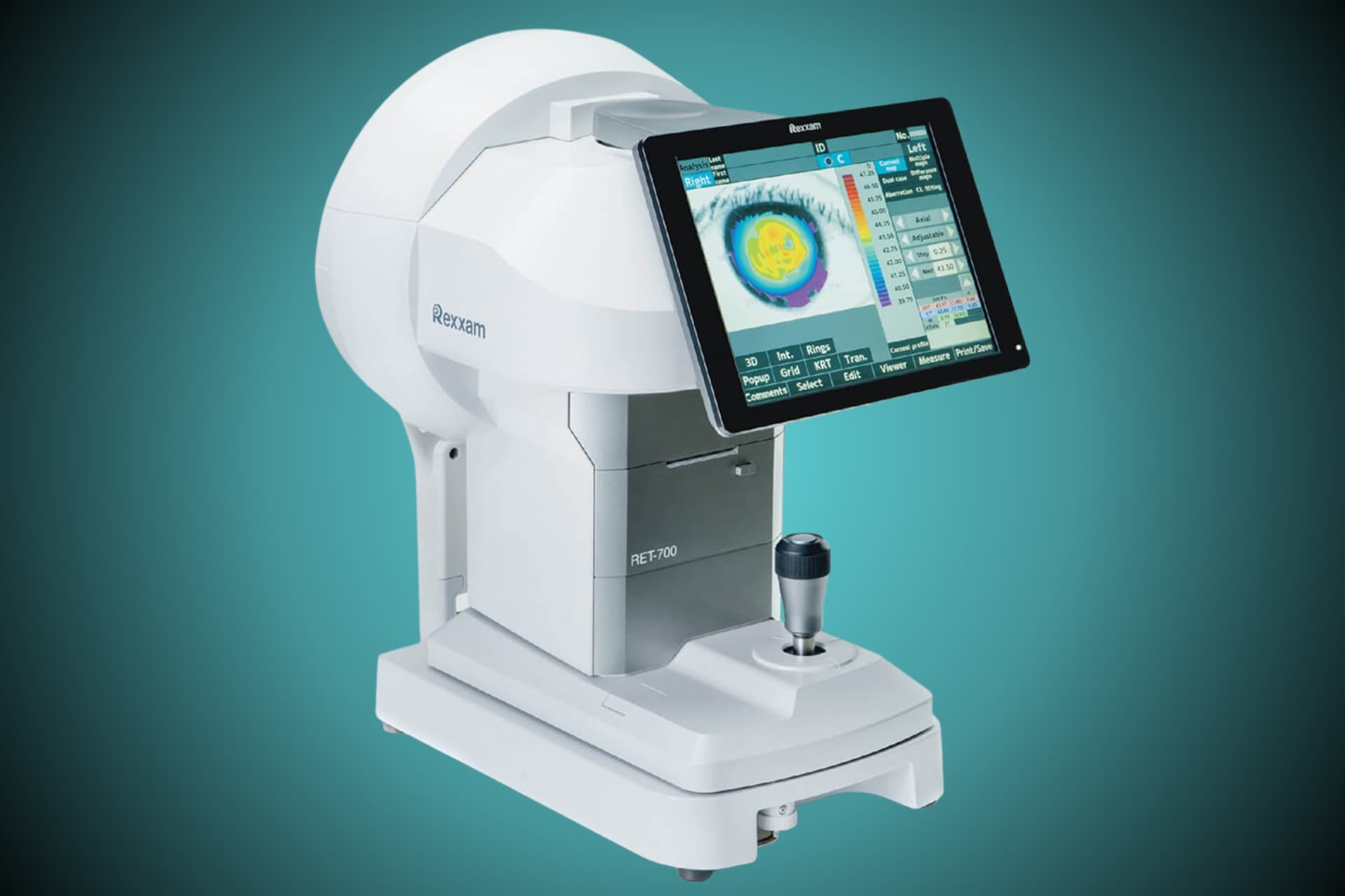 Corneal Topography used at Dr. Murkute's O2 Bone & Eye Care Clinic, Kharadi, Pune
